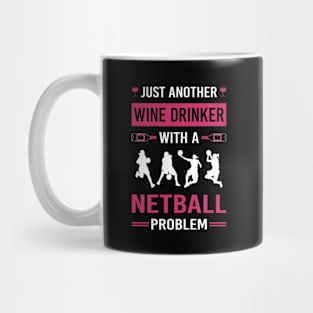 Wine Drinker Netball Mug